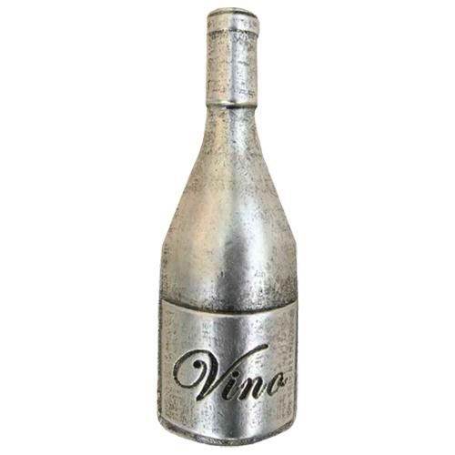 Emenee LU1257-WPE Prestige Collection Wine Bottle Knob 1-7/8 inch x 3/4 inch in Warm Pewter Cocktail Hour Series